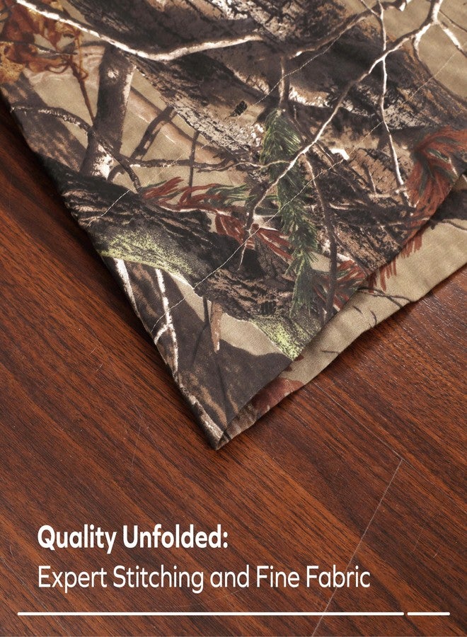 VISI-ONE Realtree All Purpose Camouflage Rod Pocket Window Curtains, Set of 2 Panels (42"x87" Inch) - Camo Drapes in Forest and Rustic Theme, Perfect for Bedroom, Farmhouse, Living Room, Cabin, and Kitchen - Image 3